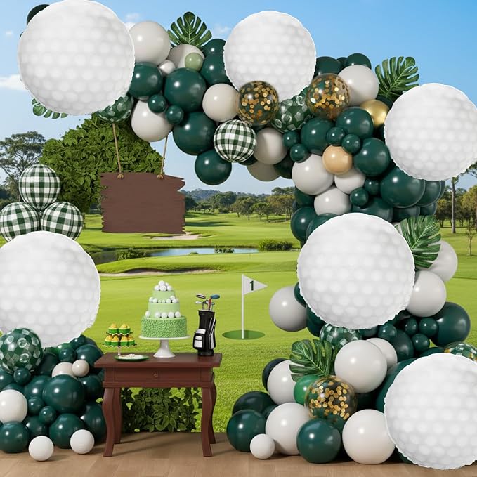 Biapian Golf Balloons Set, 18 Inch Golf Aluminum Foil Balloons - Image 5