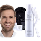 Simpler Hair Color for Men Kit for Full Gray Coverage - Light Brown Men’s Hair Dye - Easy Hair or Beard Dye for 100% Gray Coverage - Ammonia Free Hair Color, Beard Coloring for Men