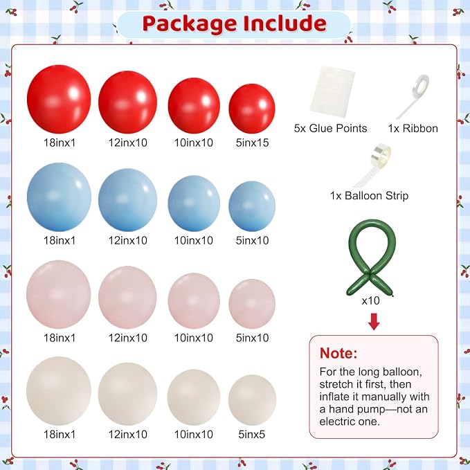 Cherry Balloon Arch Kit for Cherry Birthday Baby Shower Decorations | 134Pcs - Image 2