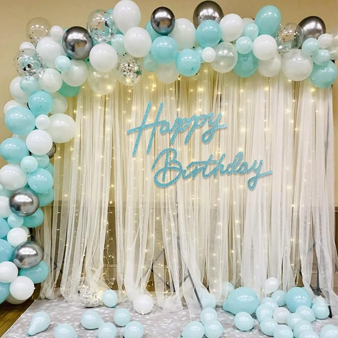 TONIFUL Happy Birthday Sign for Backdrop - Image 5