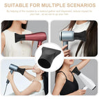 Baluue Universal Hair Dryer Diffuser Nozzle Attachment Plastic Concentrator Blow Dryer Nozzle for 1.77 Inch Diameter Styling Tool Ideal for Home and Salon Use