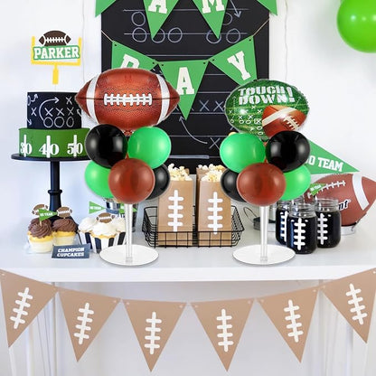 4 Sets Football Party Balloons Stand Kit, Football Party Balloon Centerpiece - Image 5
