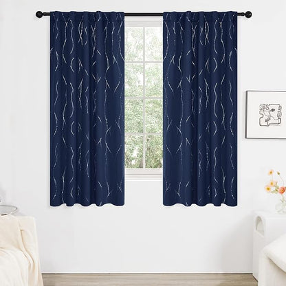 Deconovo Blackout Back Tab Curtains - Image 2