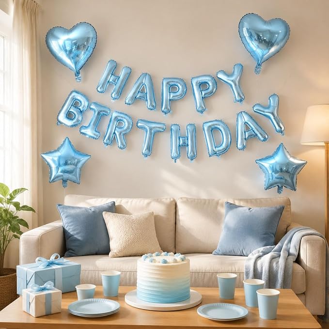 Light Blue Birthday Decorations - Image 3