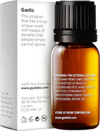 Gya Labs Garlic Essential Oil - 0.34 Fl Oz - for Hair, Skin, Diffuser, Aromatherapy & DIY Candle Making Scent