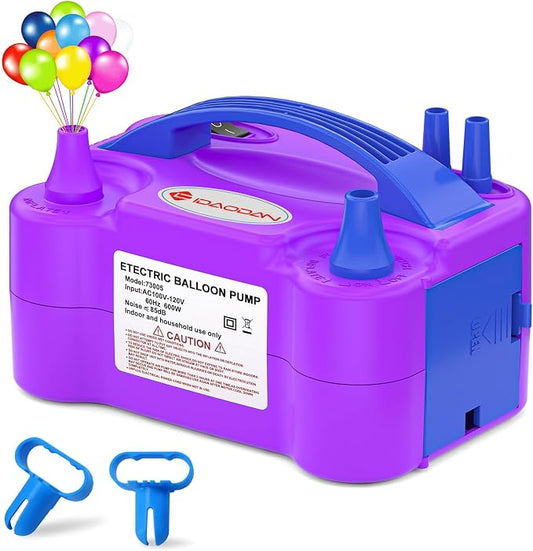 IDAODAN Electric Balloon Pump – Portable Balloon Air Pump Electric Inflator by IDAODANBalloonArchStandDecorations