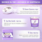 Gift for Women, Spa Gift Baskets for Women - 17pcs Lavender Sets with Body Lotion, Bubble Bath, Relaxing Bath Sets, Birthday Christmas Gifts for Her, Spa Kit for Mom Wife Sister Friend