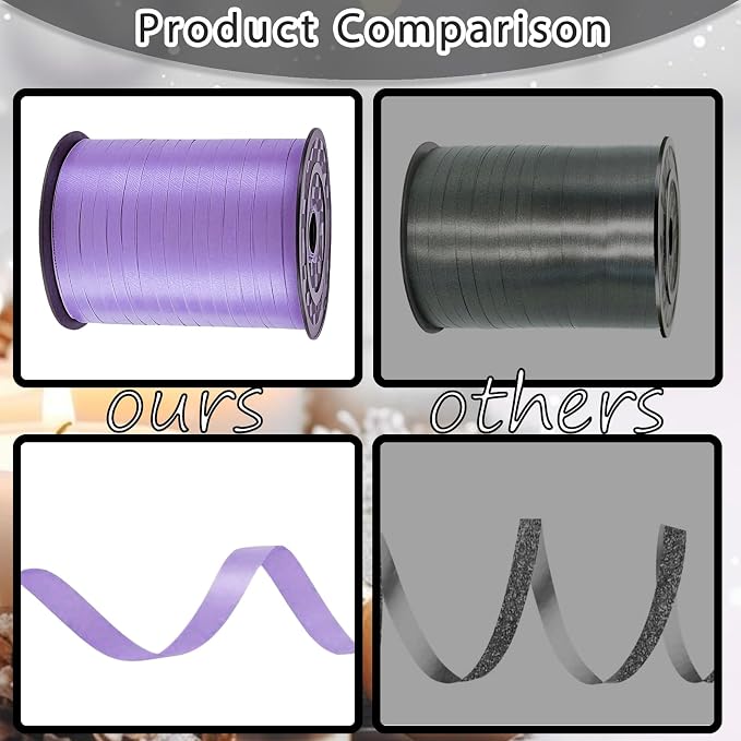 500 Yard Rainbow Ribbon, for Balloons, Balloon String, Curly Ribbon Curly - Image 7