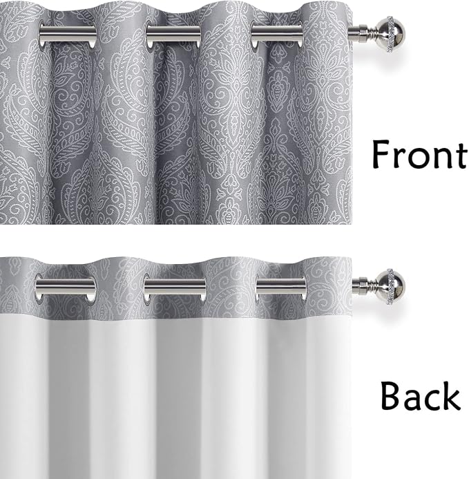 DWCN Ombre Blackout Curtains for Bedroom - Image 4