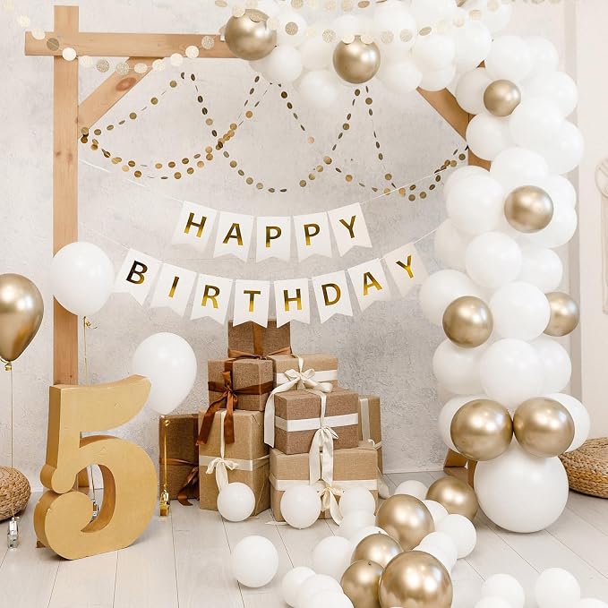 50pcs White Balloons, Helium Quality 12inch White Party Balloon - Image 3