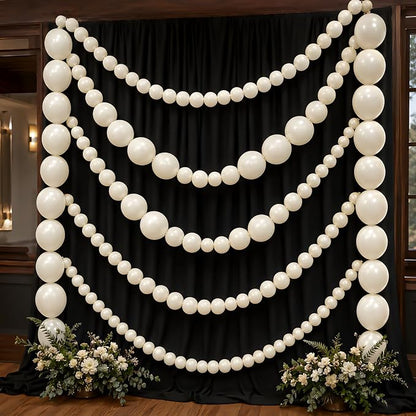 White Linking Balloons - Image 6