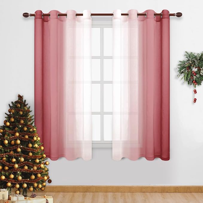DWCN Ombre Sheer Curtains by DWCN
