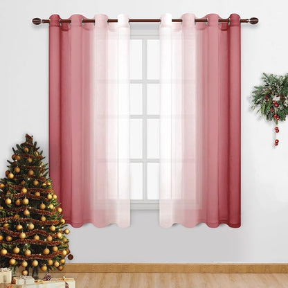 DWCN Ombre Sheer Curtains by DWCN