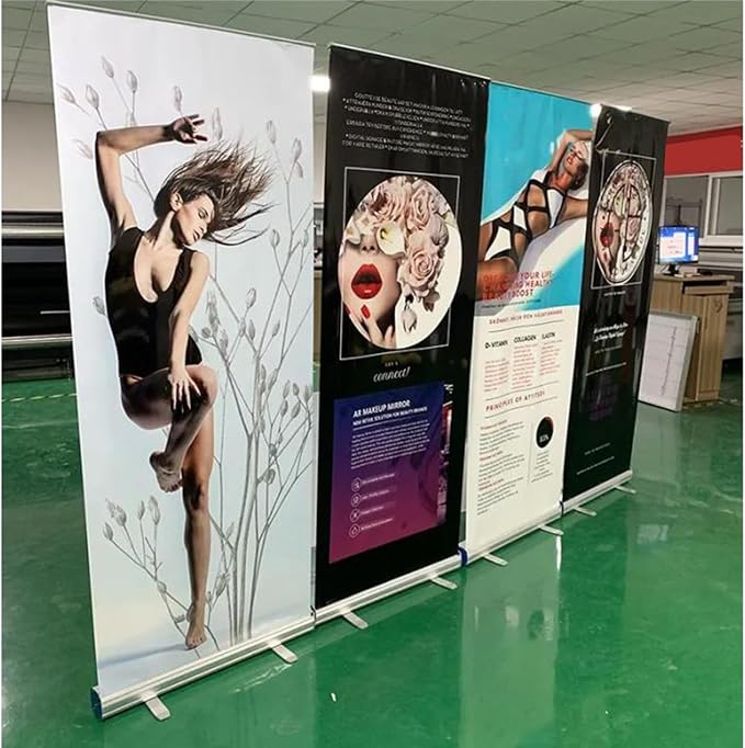 Personalized Custom Aluminum Retractable Banner 23.6''x63", Aluminum - Image 5
