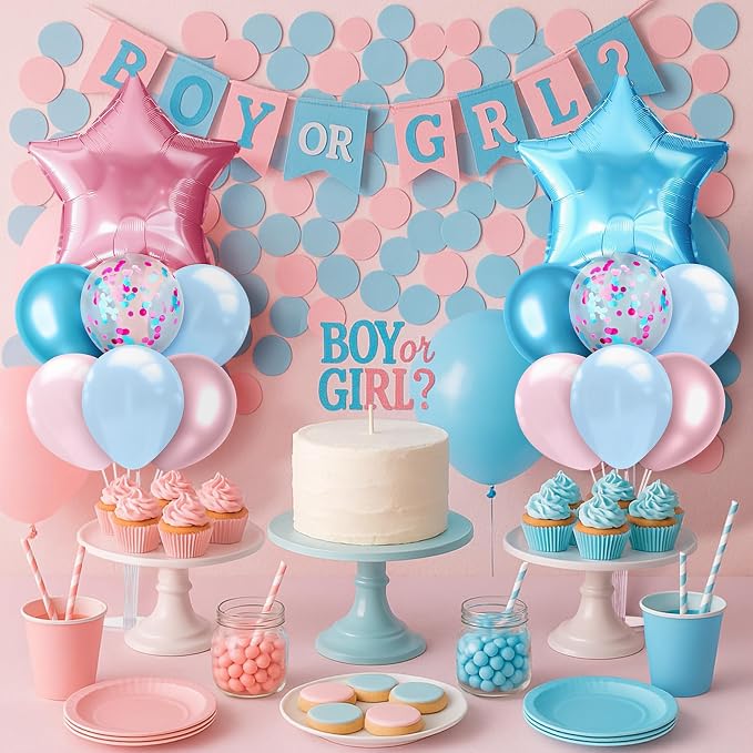 Lunmon 4 Set Gender Reveal Balloon Stand Kit - Image 6