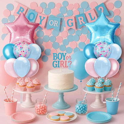 Lunmon 4 Set Gender Reveal Balloon Stand Kit - Image 6
