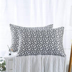 SLPBABY Silk Pillowcase for Hair and Skin with Hidden Zipper Print (King, Pattern25)