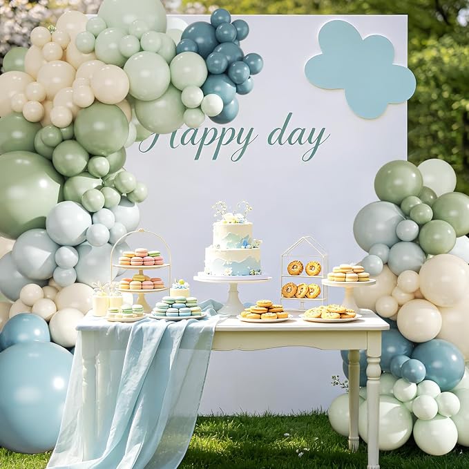 Blue and Green Balloon Arch Kit - Image 3