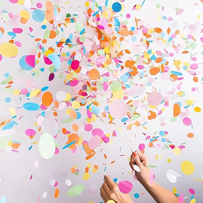 Rainbow Confetti Balloons - Image 4