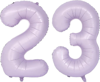 40 In Matte Purple Number Balloons Helium Foil Mylar Balloon Digital 23 | by Exquisitehighqualitypartydecorationstomeetyoureveryneed%EF%BC%81