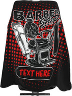 Custom Barber Cape for Men Personalized Professional Hair Cutting Cape with Text for Home Salon Barbershop