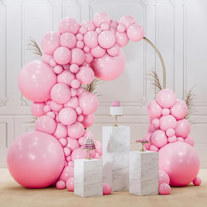 PartyWoo Light Pink Balloons 99pcs Different Sizes of 36 18 12 10 5 Inch Pastel by PartyWoo