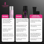 Lazzios Caviar Organic Hair Protein 500 ml (17 oz) – Brazilian Professional Straightening & Smoothing Treatment – Safe Formula with No Toxic Acids, Hyaluronic Acid, Keratin, Caviar & Argan Oil