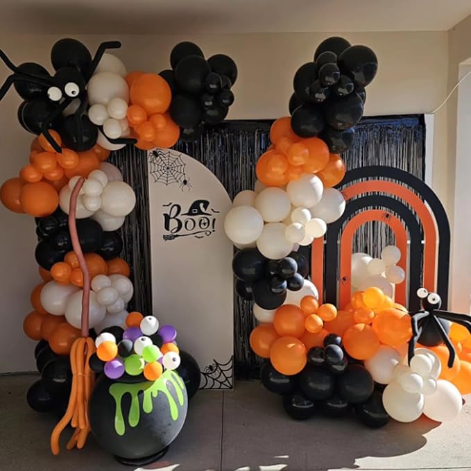 Awenztech 122pcs Black Balloon Arch Kit, 18 12 10 5 inch Black Latex Balloons - Image 6