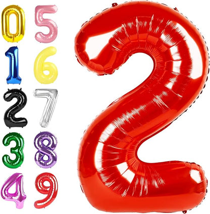Birthday Number Balloons 40 Inch 1 Balloon by Argthjy