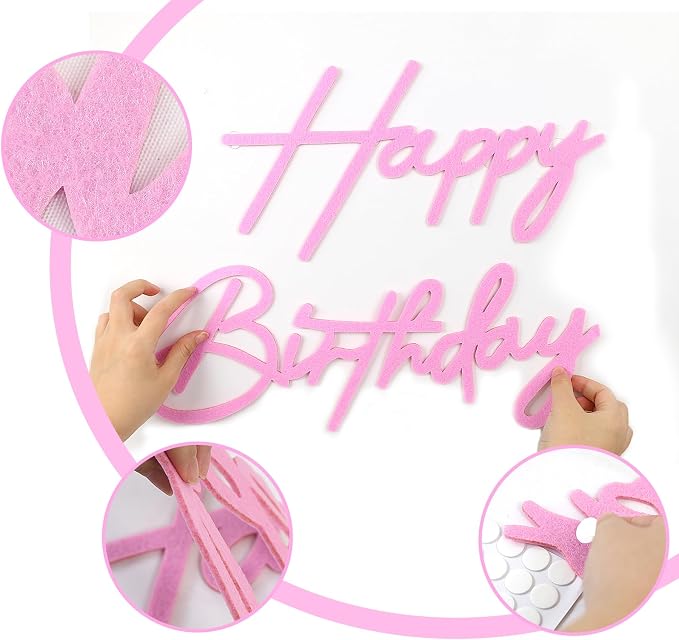 Happy Birthday Sign for Backdrop - Image 4