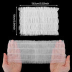 100Pcs Disposable Spa Facial Headbands, Stretch Non Woven Spa Headbands Elastic Skincare Head Wraps Soft Skin Care Makeup Hair Band, Esthetician Headbands for Women Makeup Salon Washing Supplies