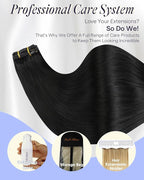 Full Shine Clip in Black Hair Extensions 18 Inch 160 G Clip in Hair Extensions Black Women for Fullness 7 Pcs