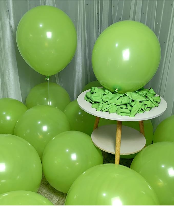 90 Pack Light Green Balloons 18 inch Green Latex Big Balloons - Image 6