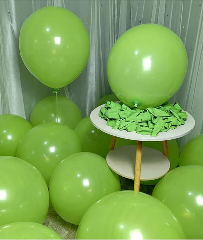 90 Pack Light Green Balloons 18 inch Green Latex Big Balloons - Image 6