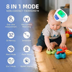 Berrcom 3-in-1 Contactless Infrared Forehead Thermometer for Fever Check | for Babies, Kids & Adults | 2-Pack | Batteries Included | JXB-178 (White)