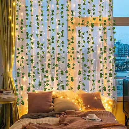 RECUTMS Fake Wall Curtain Ivy Vines - Image 4