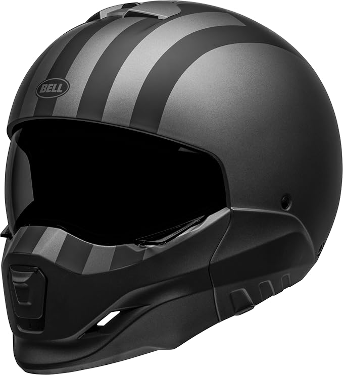 Bell Broozer Helmet (Free Ride Matte Gray/Black - X-Large)
