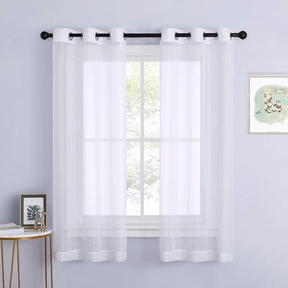 NICETOWN Sheer Curtains 63 inch Length by NICETOWN