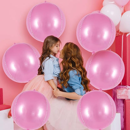 AIQINHU Metallic Pink Balloons, Bridal Shower, Valentine's Day & Anniversary - Image 3