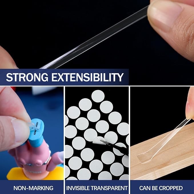 Adhesive Putty Poster Sticky Tack Removable Double Sided Sticky Dots No Trace - Image 3