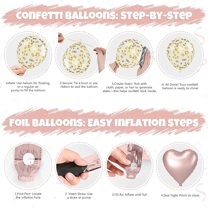Pink and Green Balloons, 12 Inch Retro Sage Green Pink Nude Metallic Gold - Image 3