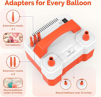 ETENWOLF Electric Balloon Pump for All Balloons | Balloon Inflator for Birthday - Image 6