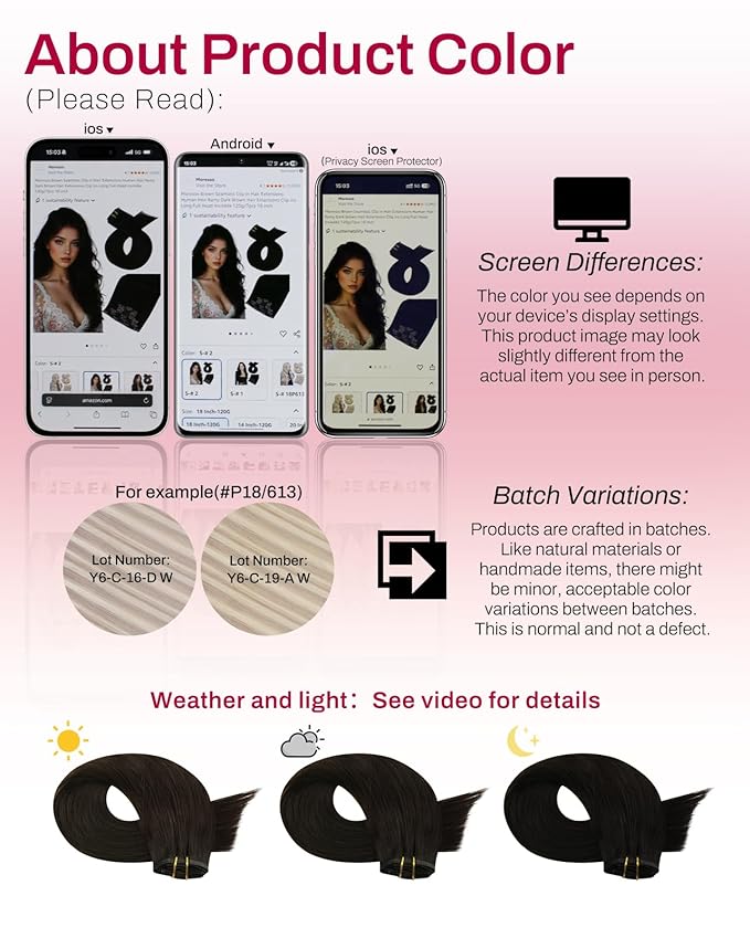 Moresoo Seamless Dark Brown Hair Extensions Clip ins for Thick Hair Invisible Clip in Hair Extensions Human Hair Dark Brown Pu Weft for Women Straight 150g/7pcs 22in