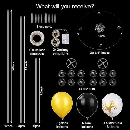 Ainiv 2 Set Table Balloon Stand Kit - Image 4