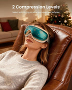 RENPHO Christmas Limited Edition Eye Massager with Heat, White Elephant Christmas Birthday Gifts for Mom Dad Women Men Her Him, Eye Mask for Migraine, Sleep Mask for Dry Eyes Relax Eyeris 1
