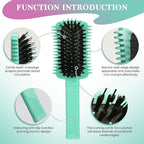 Curly Hair Brush 2 Pack, Volume Curl Defining Brush for Effortlessly Detangling Shaping and Styling Women's Curls, Reduce Pulling