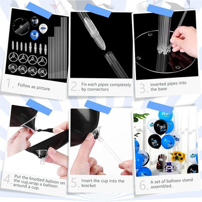 4 Set Graduation Party Balloon Stand Kits - Image 6