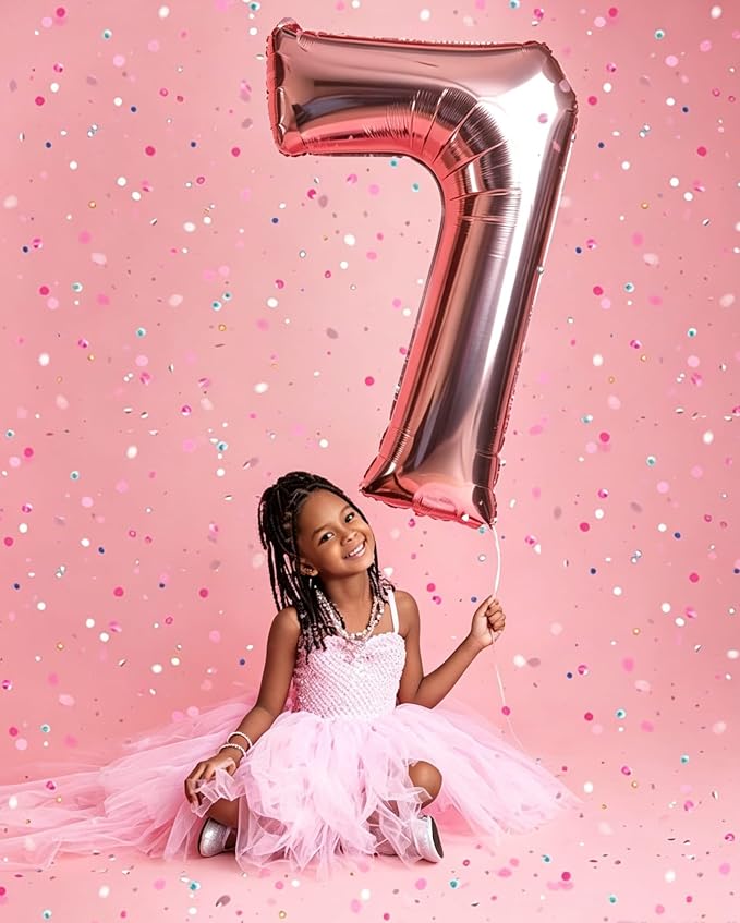 Number Balloons 19 Balloon Rose Gold - Image 5