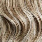 Luxy 100% Remy Human Hair – Halo Clip-In Hair Extensions –Natural Looking Volume & Length - One-Piece - Easy 5-Min Application 180 grams 20" Natural Blonde Balayage