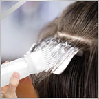 BLAAROOM Root Comb Applicator Bottle 6 Ounce, 4 Pack Hair Oil Applicator with Root Comb Brush for Scalp Hair Oiling - White